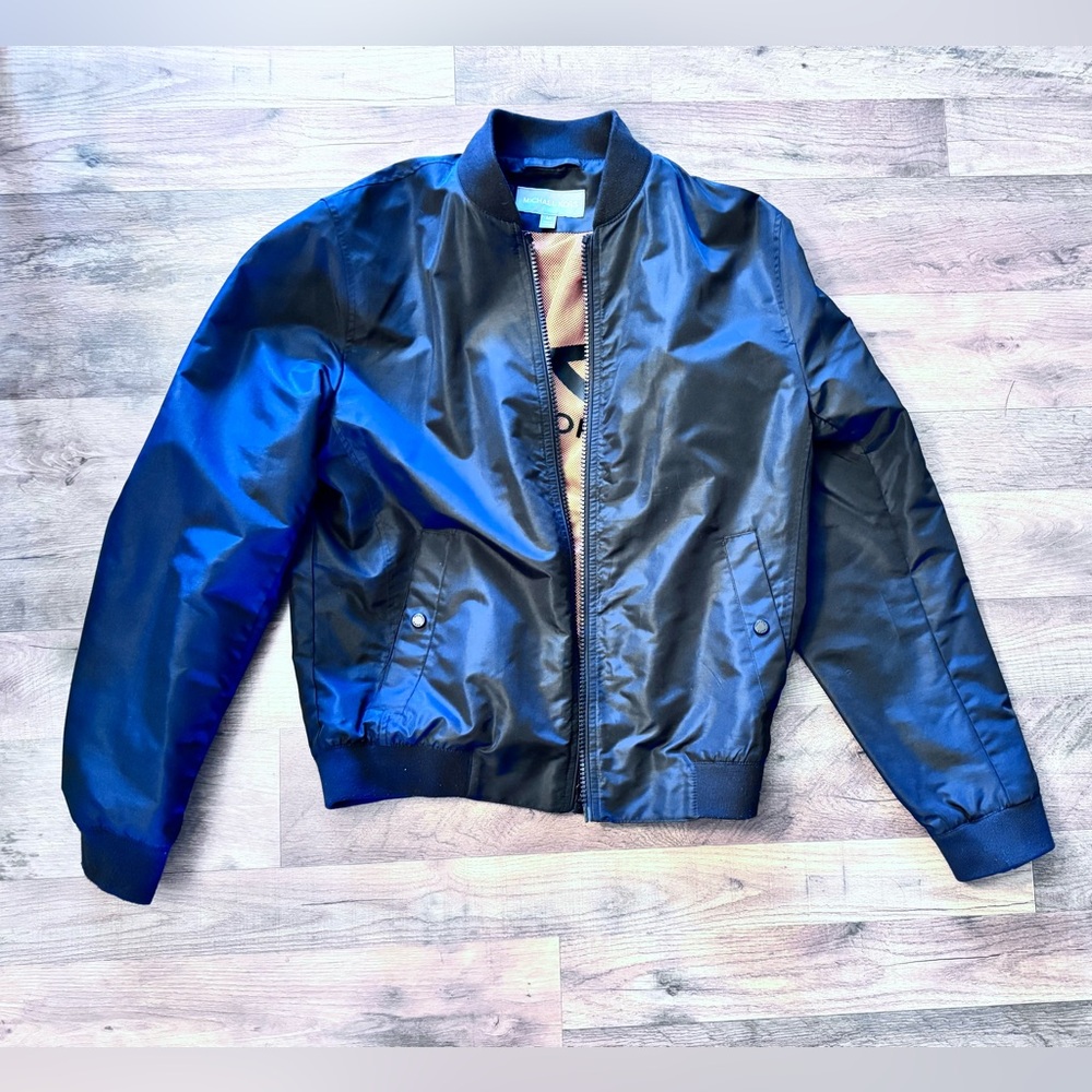 Michael Kors Black Bomber Jacket